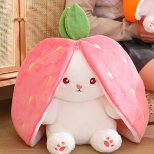 Reversible Cute Rabbit Doll Plush Toy